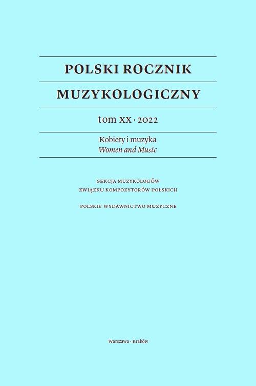 Polish Musicological Yearbook bookcover